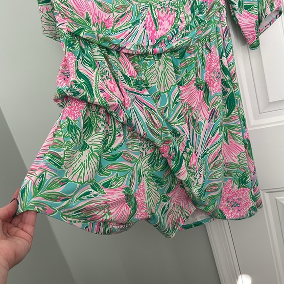 Lilly Pulitzer Parigi Romper, XL - Picture 4 of 4